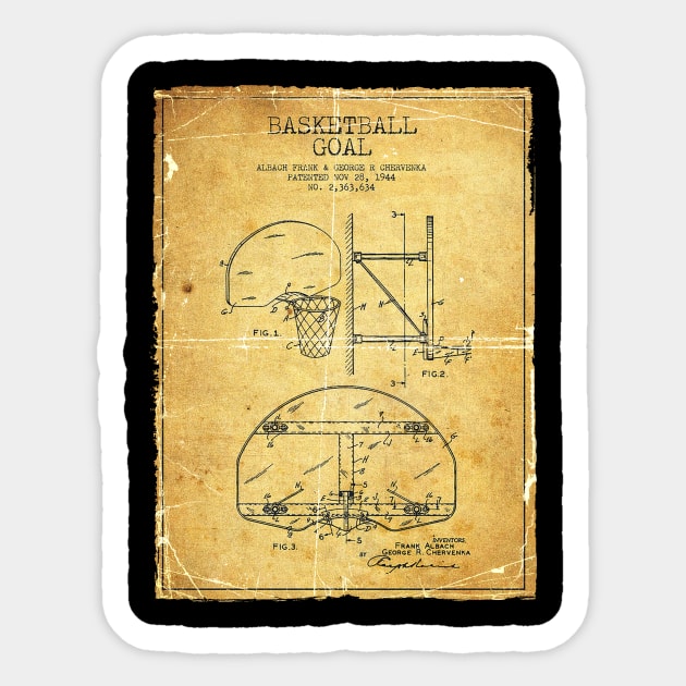 COVER SPORT - SPORT ILLUSTRATED - BASKETBALL GOAL Sticker by FALORI